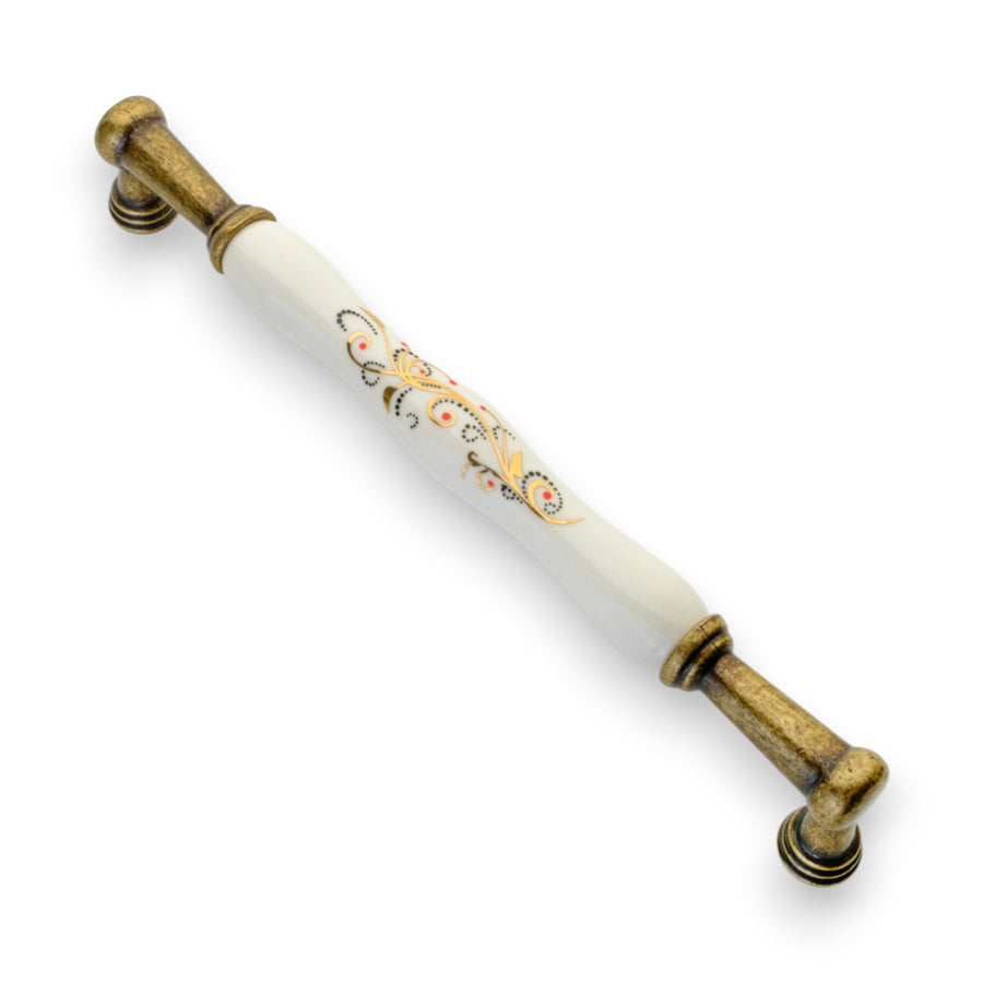 Palazzo Oval Bar Handle – Ceramic drawer handle — view 4