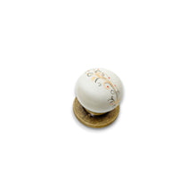 Ivory Disc Dome Knob – Ceramic Knob — view 3