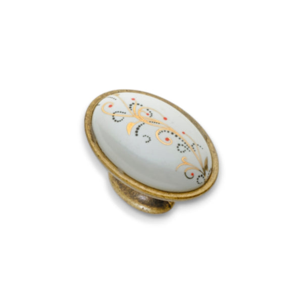 Duet Dome Knob – Ceramic Knob — alternate view