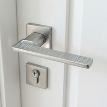 Nickel Rose Lever Mortise Set – Mortise Handles — view 1