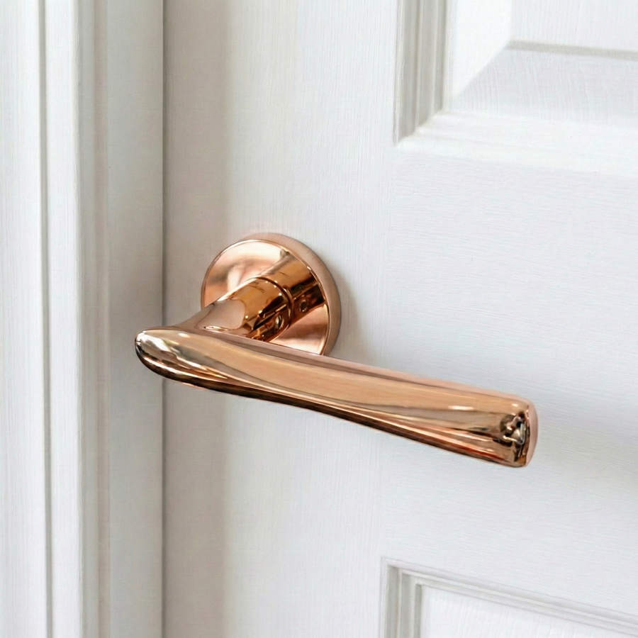 Tricolour Lever Mortise Set – Mortise Handles — view 2