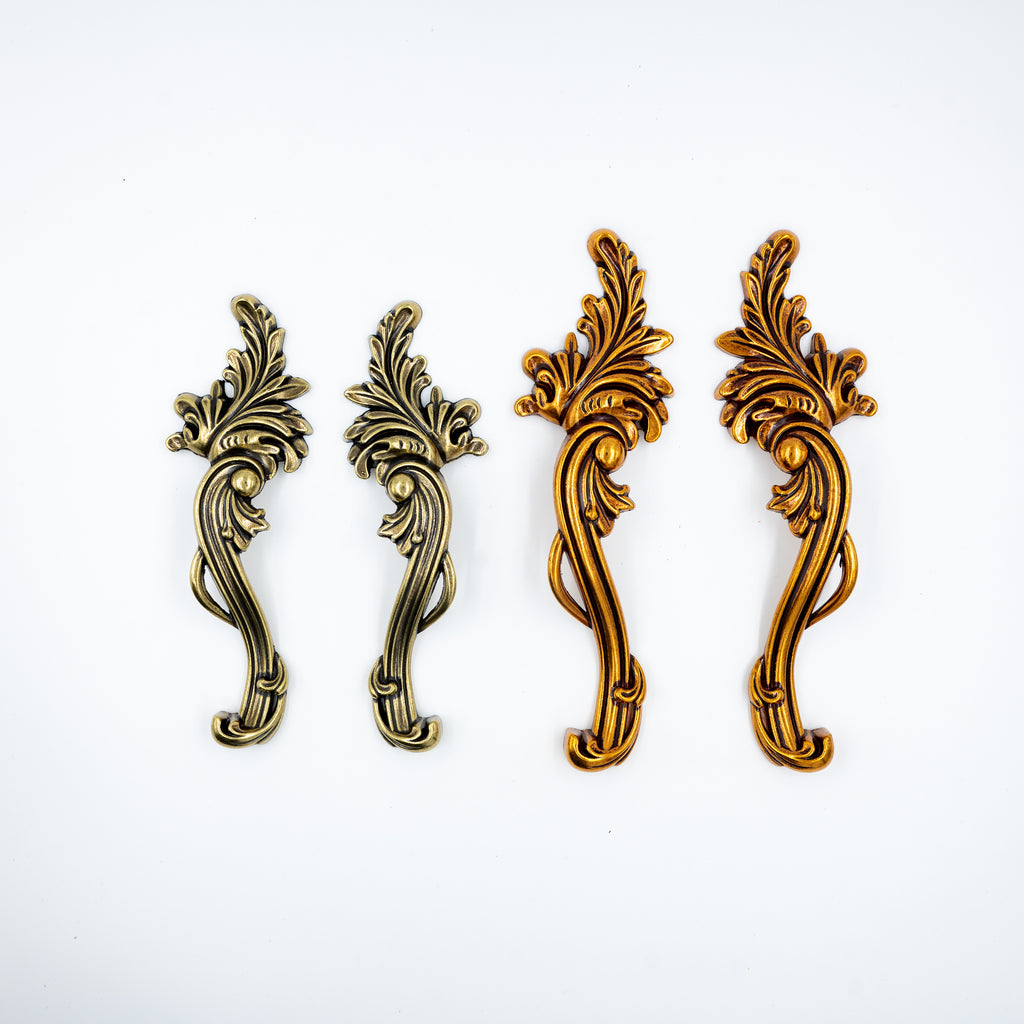 Roma Sculpted Bar Handle – Zinc drawer handle
