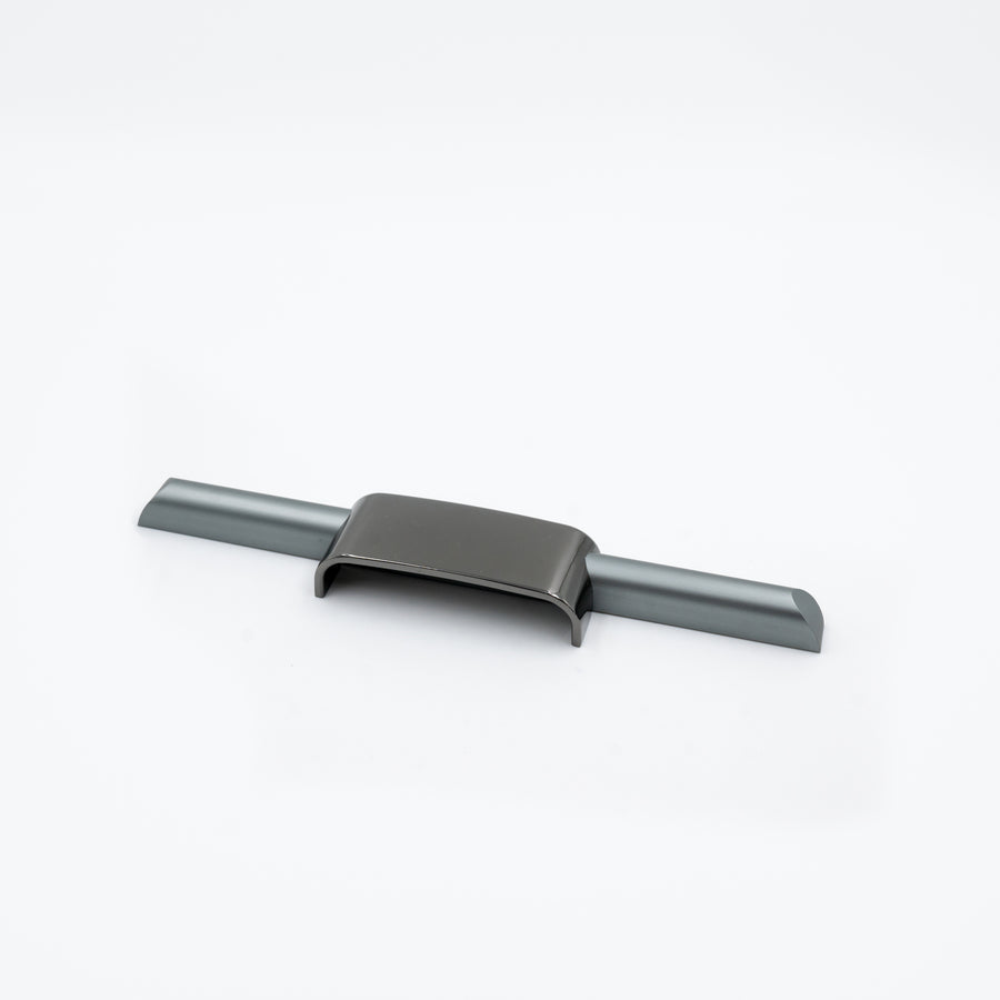 Bold Groove Long Handle in Matte Grey – aluminium long handle