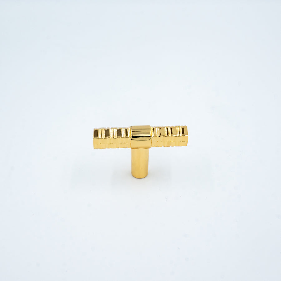 Sphera Ball-End Bar Handle in Gold – zinc wardrobe handle