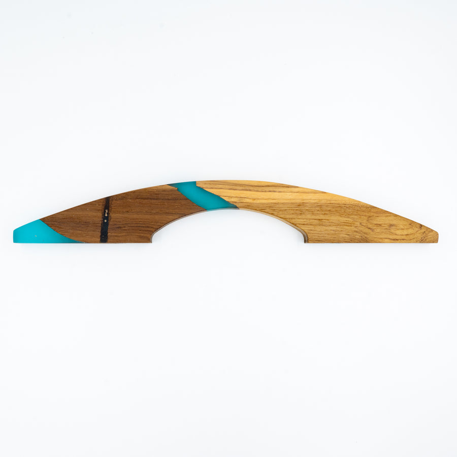 Resin Inlay Linear Handle – wood resin long handle, view 8