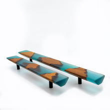 Aqua Wood Resin Door Handle – Wood Resin Long handles — view 3