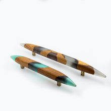 Dusk Wood Resin Door Handle – Wood Resin Long handles — view 5