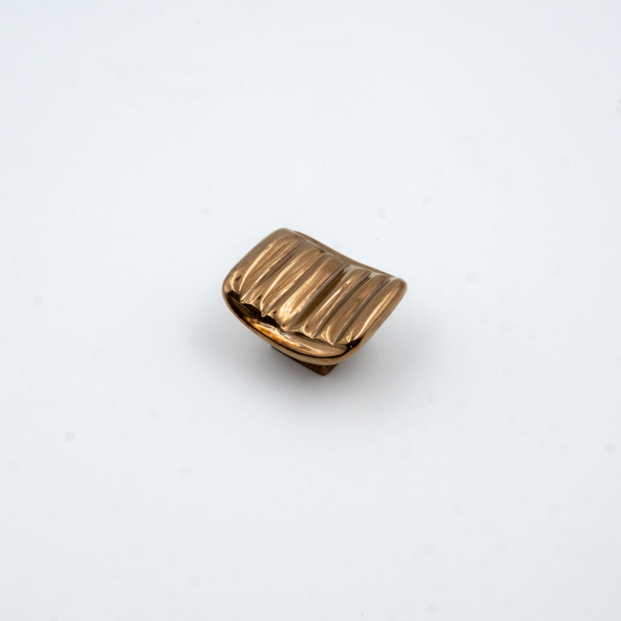 Square Solid Brass Cabinet Handle – Brass wardrobe handles — view 6