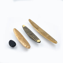 Oval Solid Brass Cabinet Handle – Brass wardrobe handles — view 6