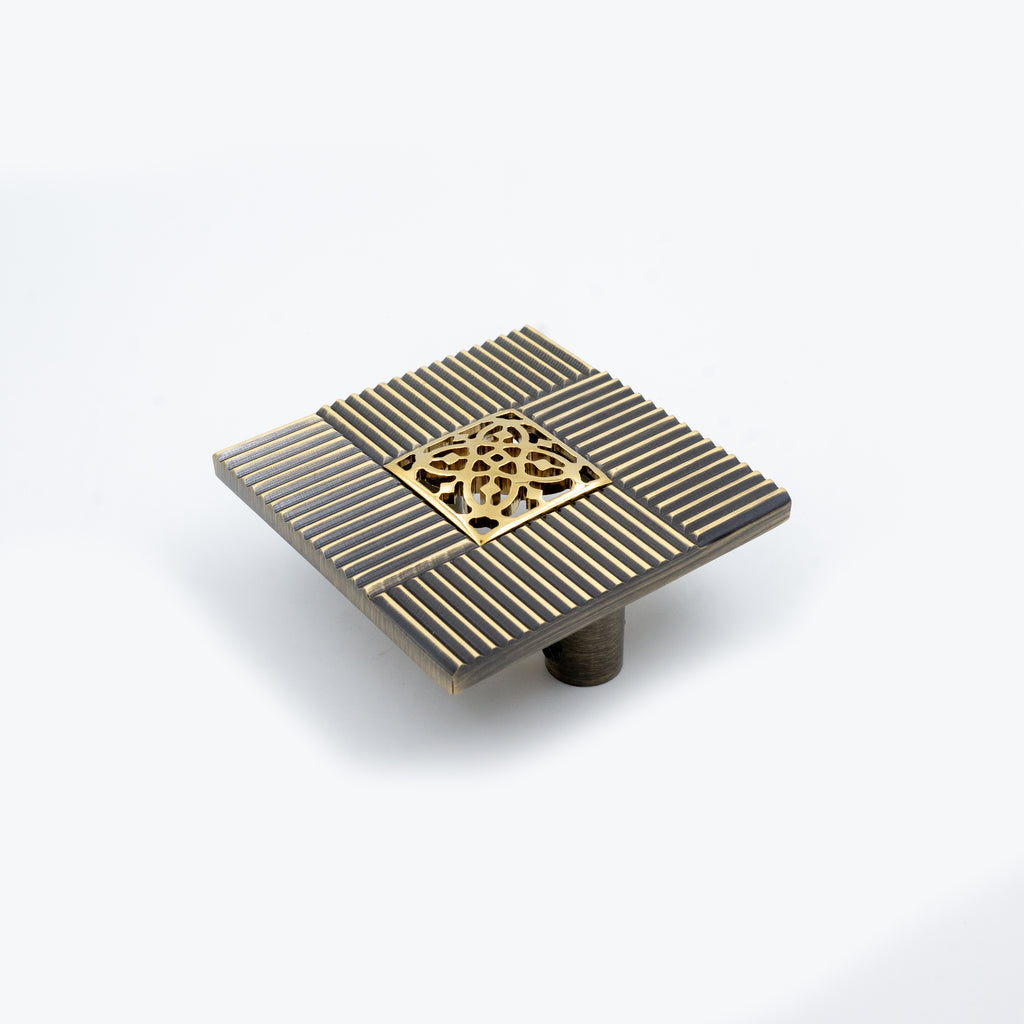 Square Solid Brass Push Plate – Brass Knob