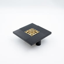 Square Solid Brass Push Plate – Brass Knob — view 4