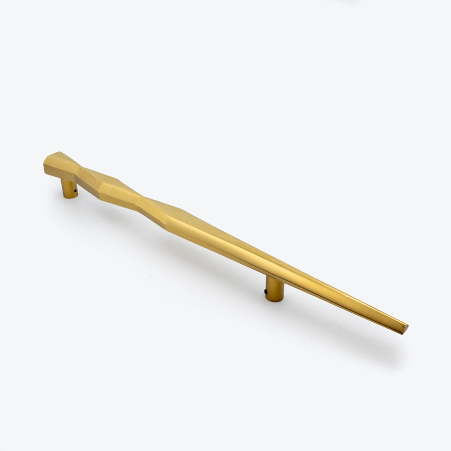 Eiffel Linear Brass Door Handle – Brass handles — view 7