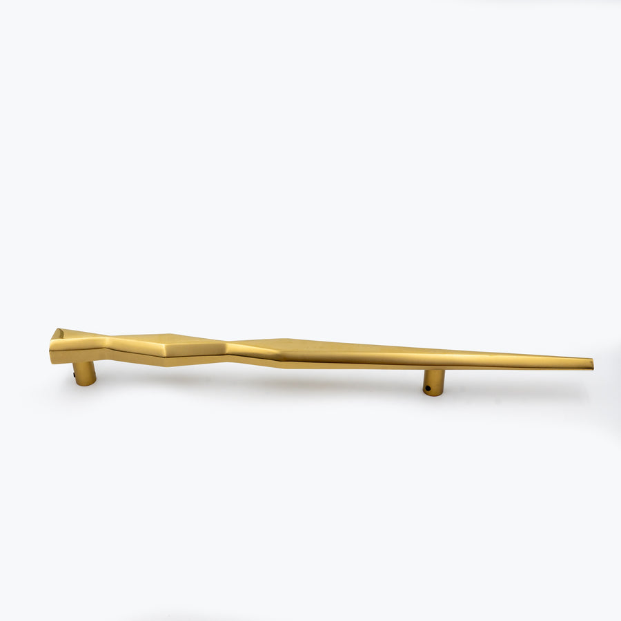 Eiffel Linear Brass Door Handle – Brass handles — view 8