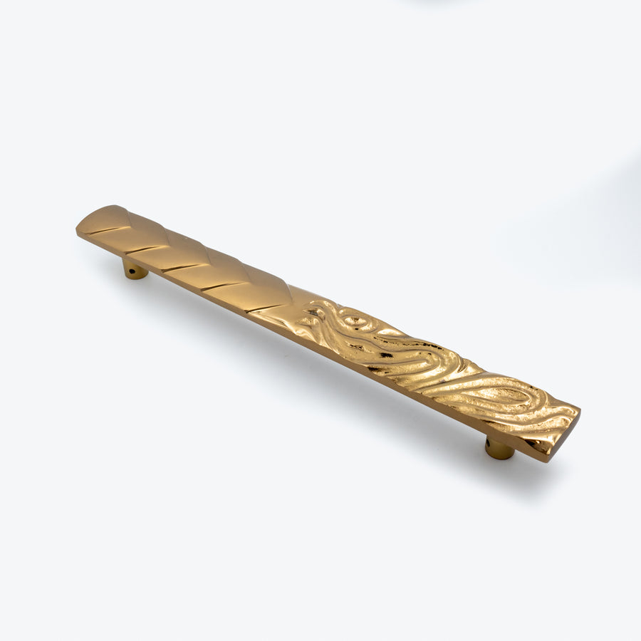 Water Flow Brass Door Handle – Brass handles — view 7