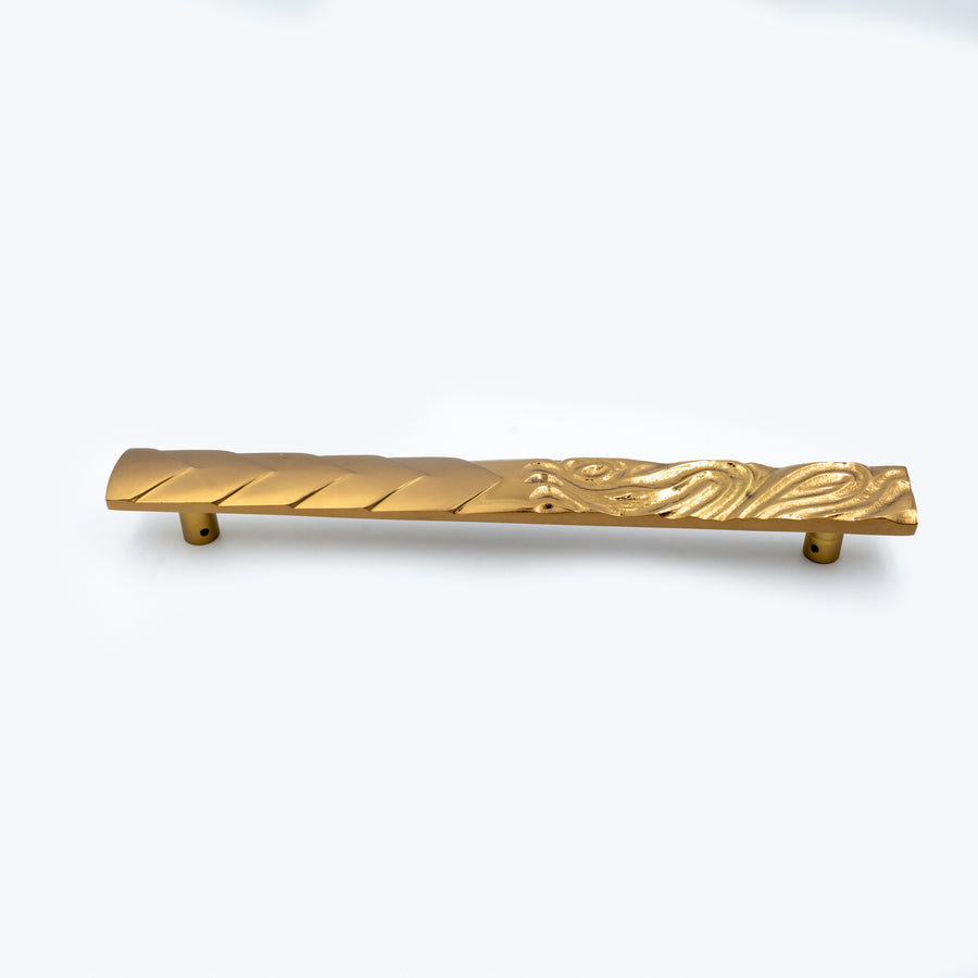 Water Flow Brass Door Handle – Brass handles — view 8