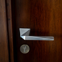 Satin Lever Mortise Set –Mortise Handles — view 3