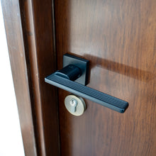 Nickel Rose Lever Mortise Set – Mortise Handles — view 3