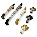 Venezia Bead Bar Handle – Ceramic drawer handle