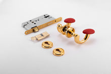 Magnifica Leather Full-Lock Mortise Set – Brass Mortise Handles — view 5