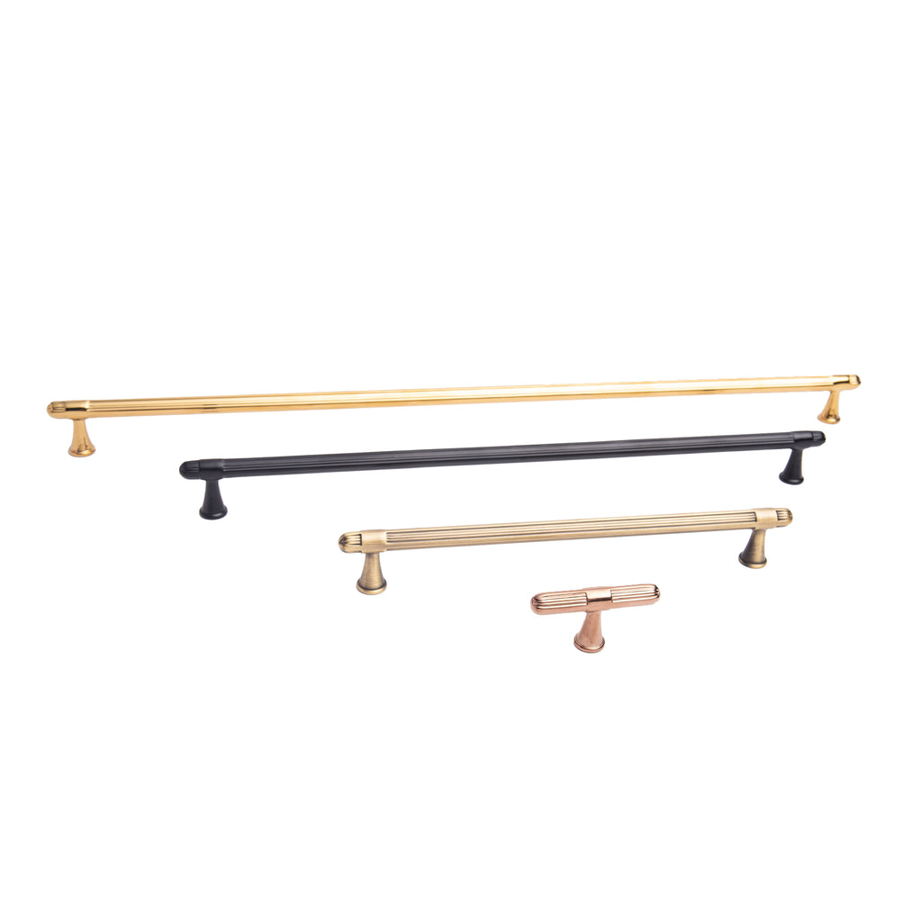 Linea T-Bar Cabinet Handle – Zinc drawer handle