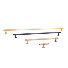 Linea T-Bar Cabinet Handle – Zinc drawer handle — view 5