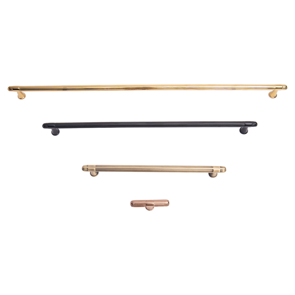 Linea T-Bar Cabinet Handle – Zinc drawer handle