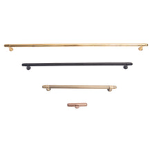Linea T-Bar Cabinet Handle – Zinc drawer handle — view 6