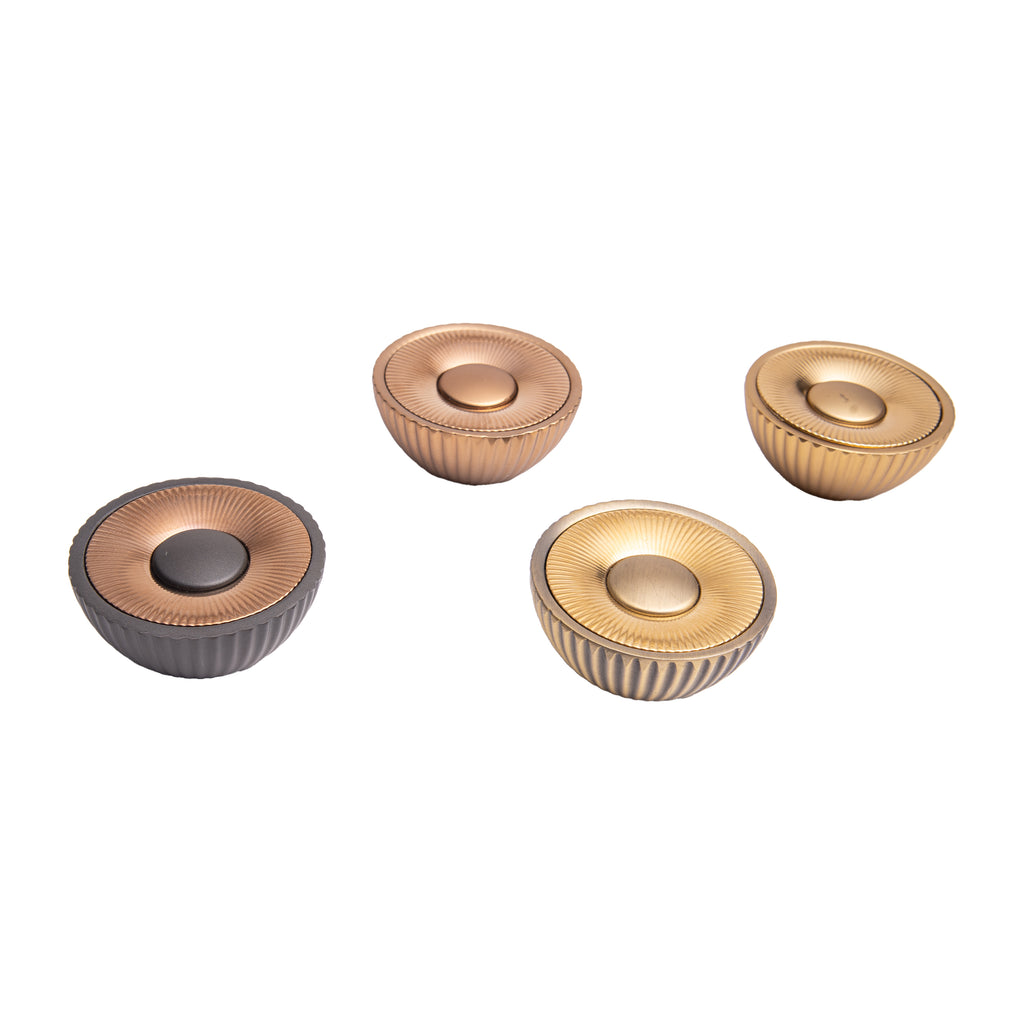 Curved Dome Disc Knob – Zinc Knob