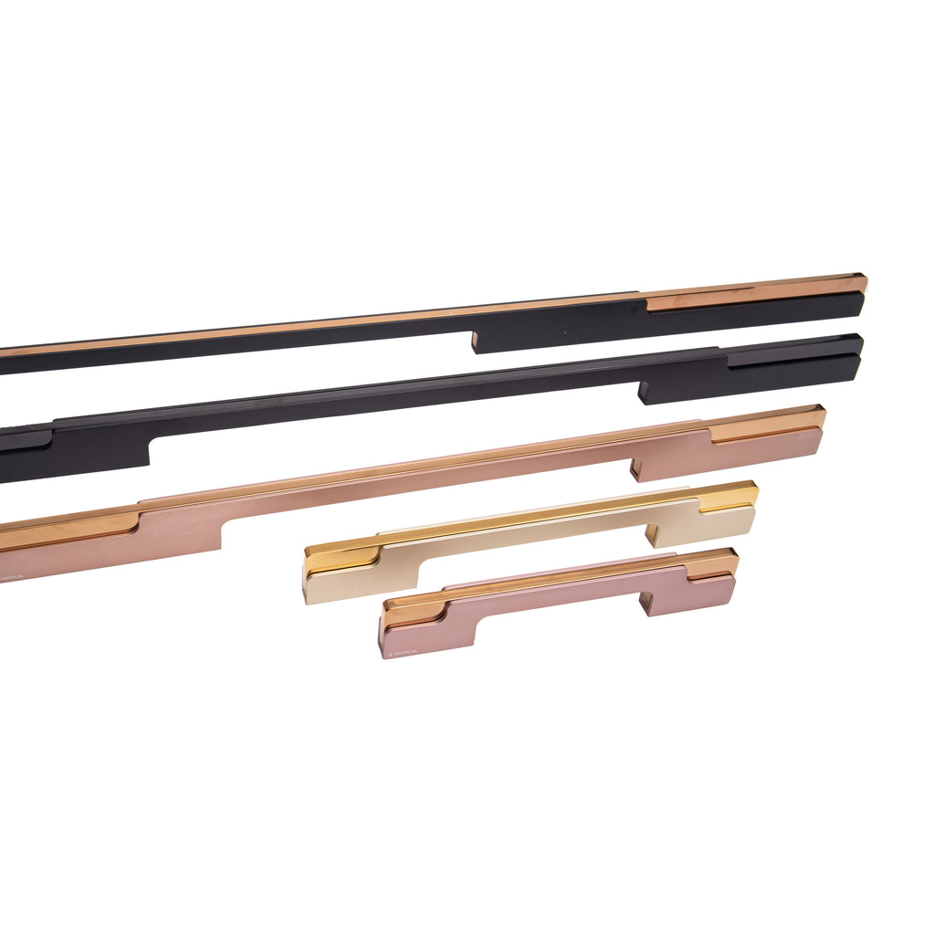 Smoky Dual-Tone Wardrobe Handle – Aluminium wardrobe handles