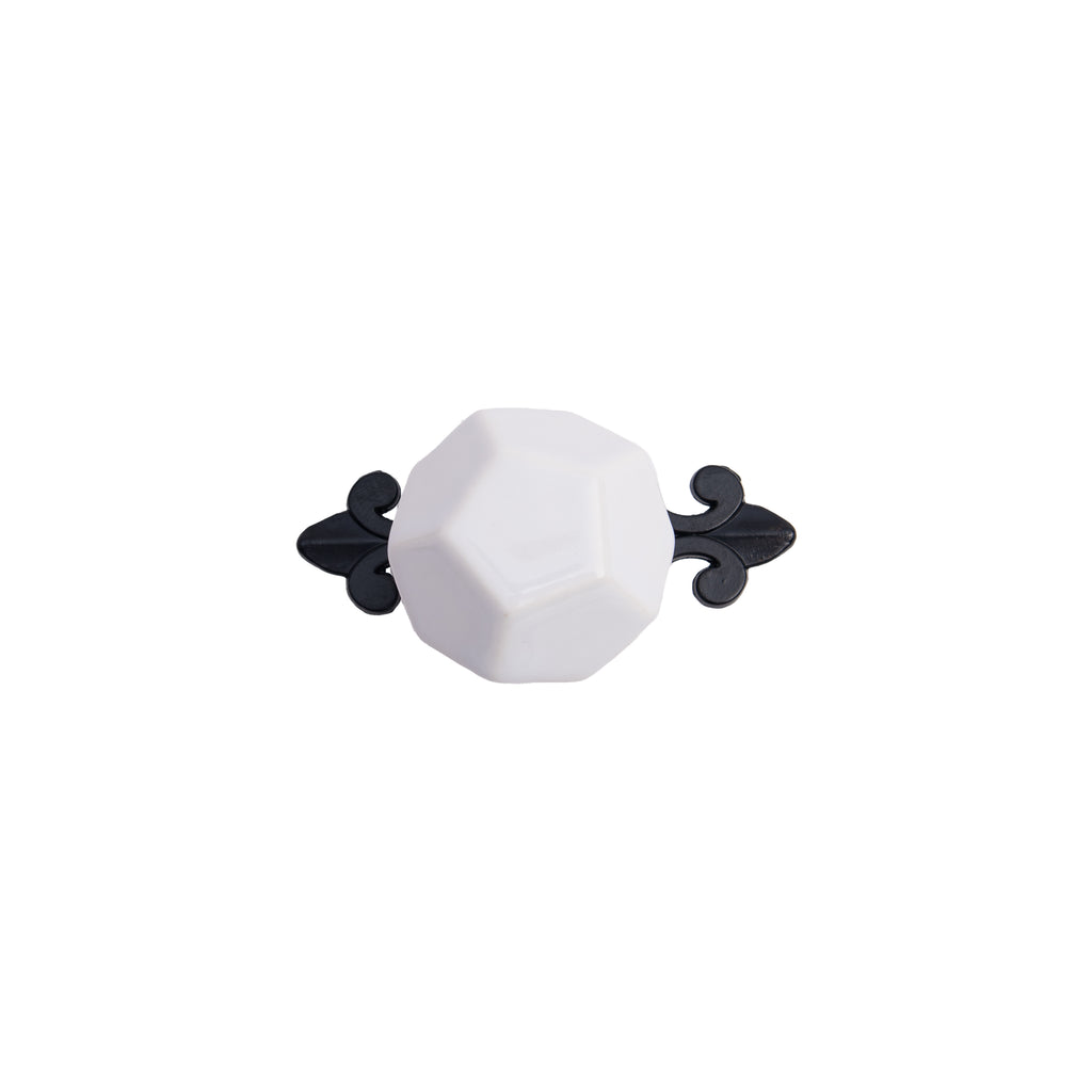 Contrast Elongated Knob – Ceramic Knob