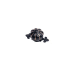 Noir Pumpkin Ribbed Knob – Ceramic Knob