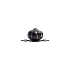 Noir Pumpkin Ribbed Knob – Ceramic Knob