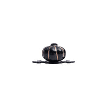 Noir Pumpkin Ribbed Knob – Ceramic Knob — view 2