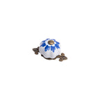 Pearl Pumpkin Ribbed Knob – Ceramic Knob