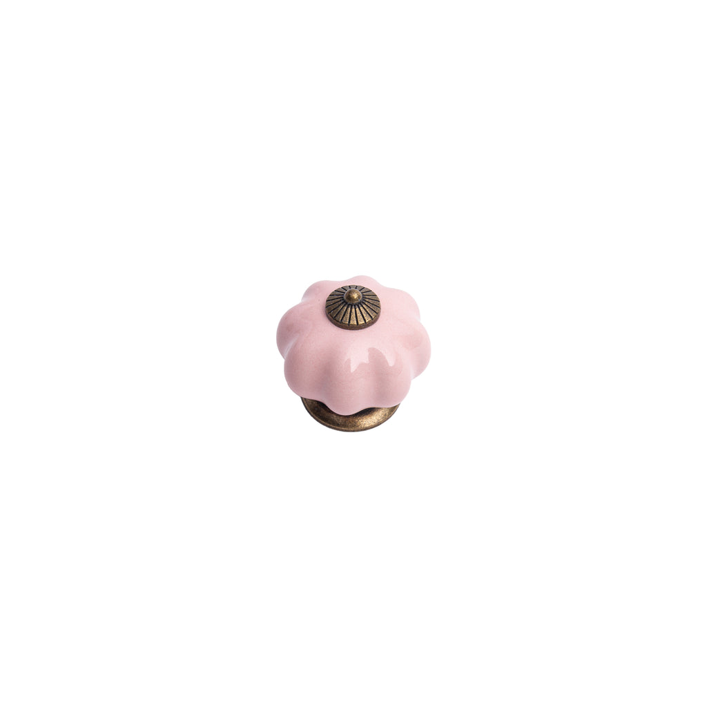 Heritage Squat Pumpkin Knob – Ceramic Knob