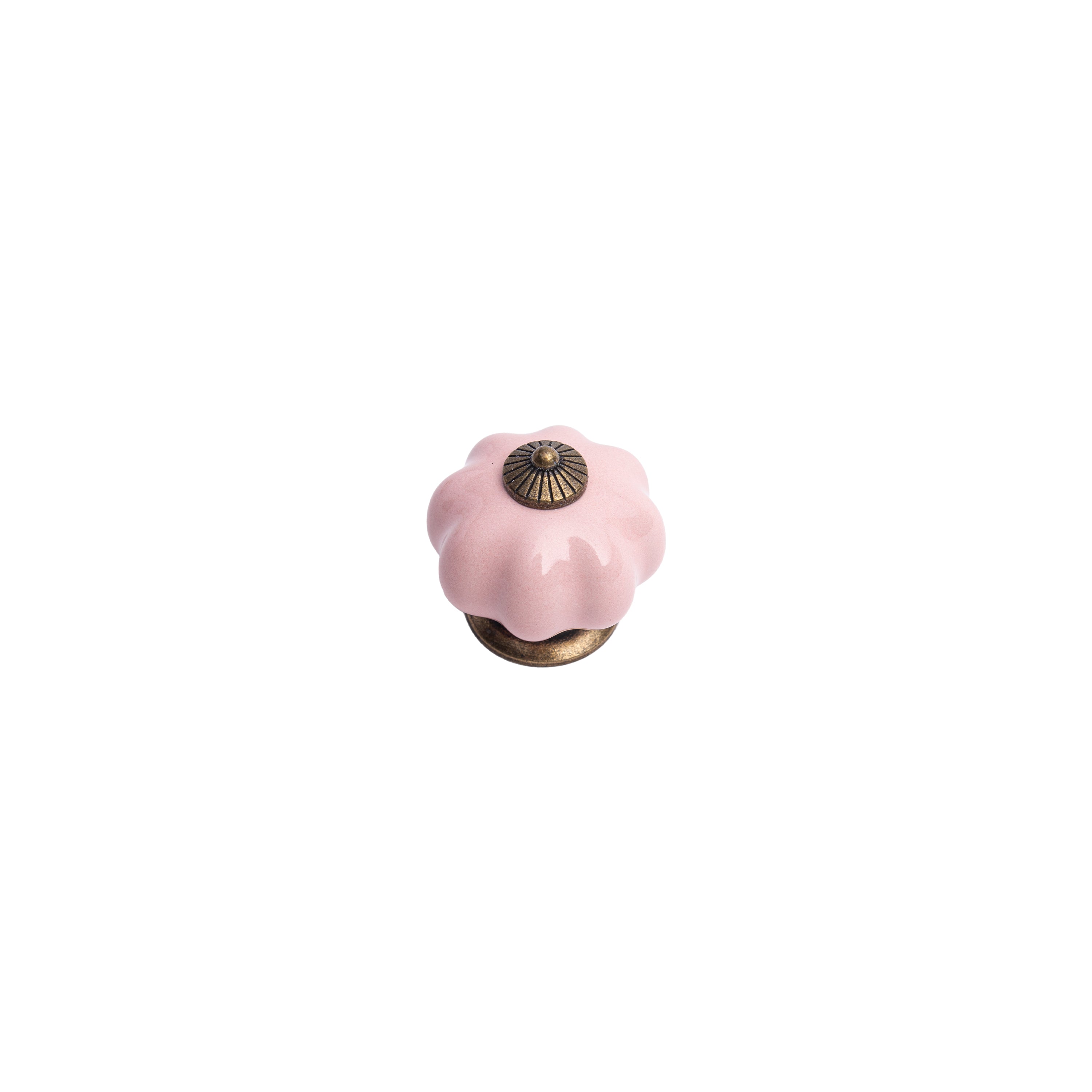 Heritage Squat Pumpkin Knob – Ceramic Knob