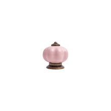 Heritage Squat Pumpkin Knob – Ceramic Knob — view 2