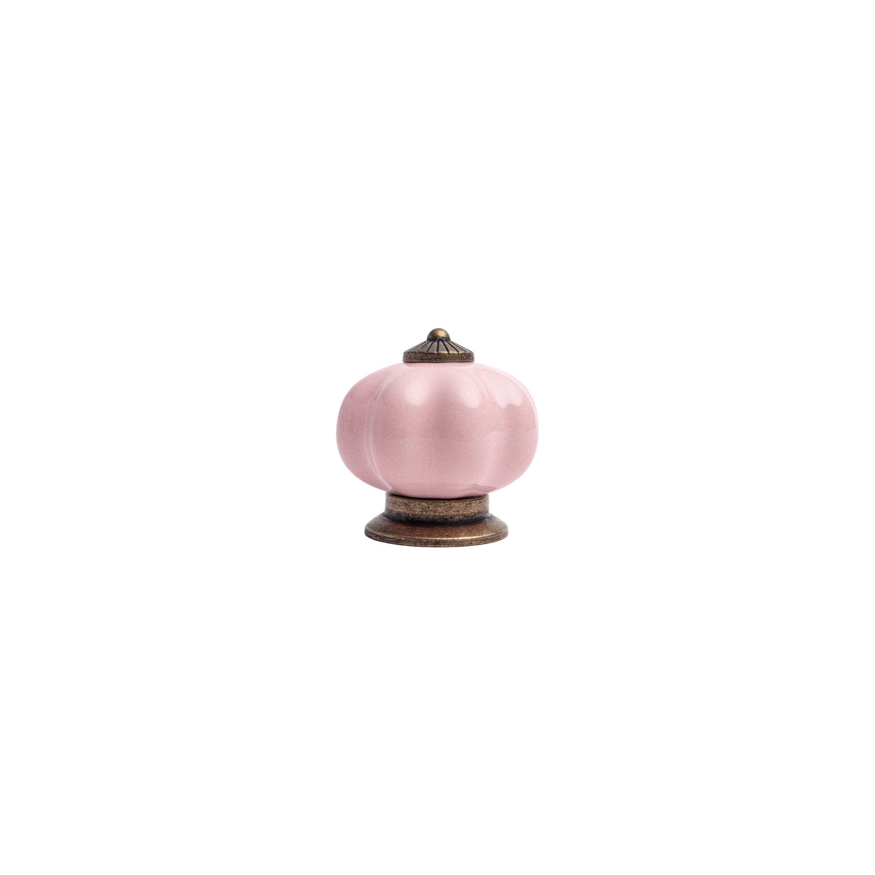 Heritage Squat Pumpkin Knob – Ceramic Knob