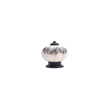 Porcelain Squat Pumpkin Knob – Ceramic Knob — view 2