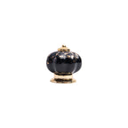 Bisque Squat Pumpkin Knob – Ceramic Knob
