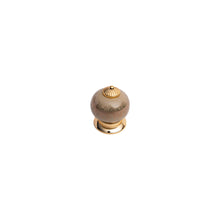 Minimal Squat Pumpkin Knob – Ceramic Knob — view 3