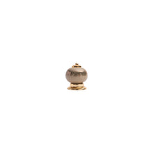 Minimal Squat Pumpkin Knob – Ceramic Knob — view 2