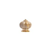 Creme Squat Pumpkin Knob – Ceramic Knob — view 3