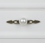 Scrollwork Pearl Globe Knob – Ceramic Knob
