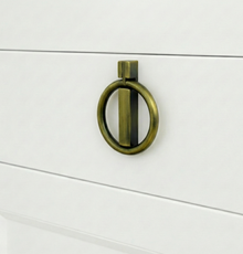 Crest Arch Bar Knob – Zinc Knob — view 3