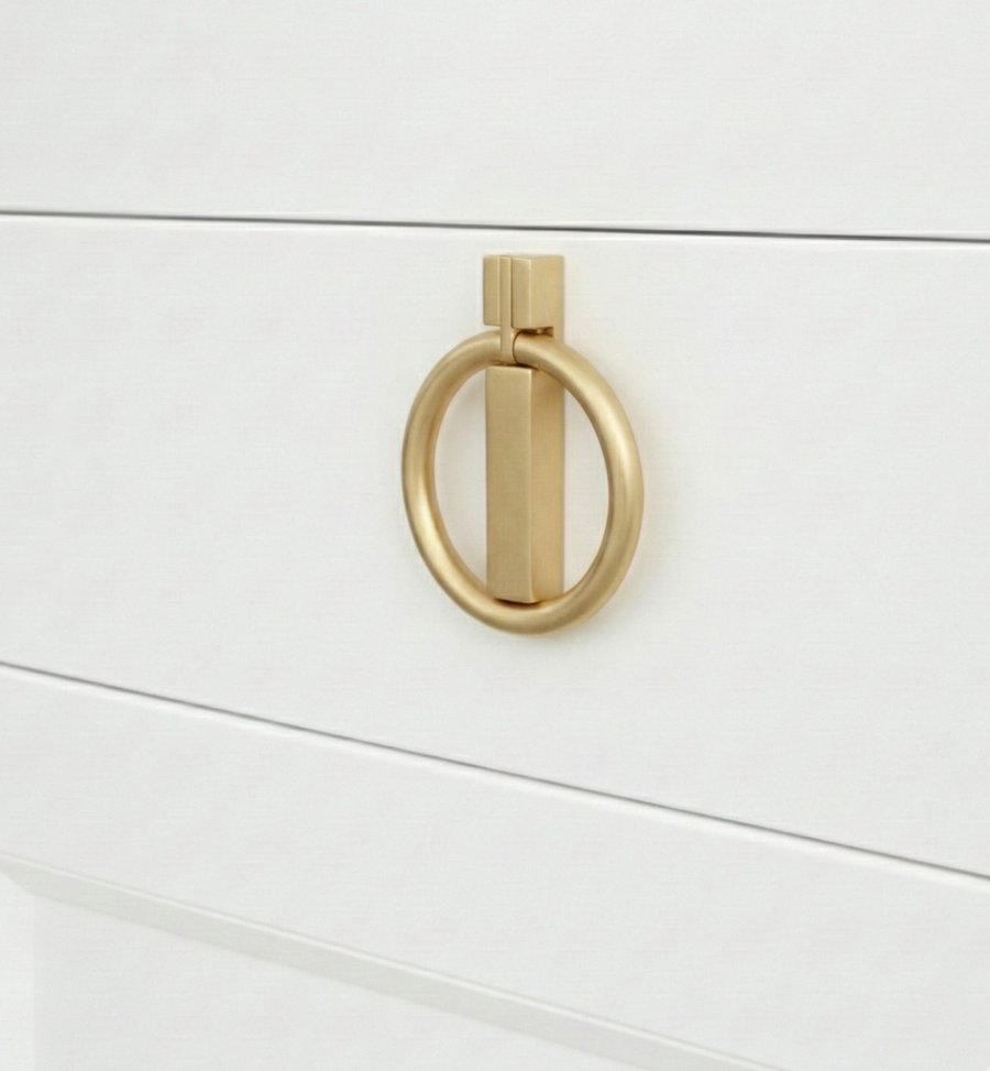 Crest Arch Bar Knob in Light Bronze – zinc knob