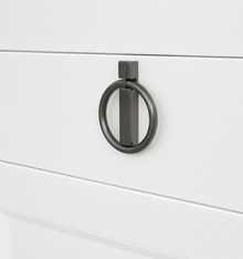 Crest Arch Bar Knob – Zinc Knob — view 1