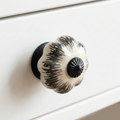 Porcelain Squat Pumpkin Knob – Ceramic Knob