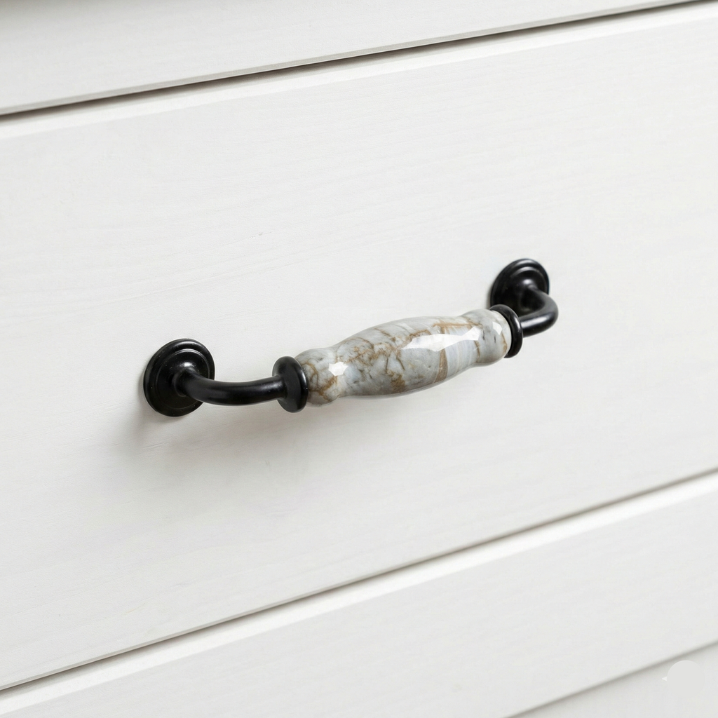 Promenade Dome Bar Handle – Ceramic drawer handle