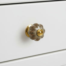 Matte Squat Pumpkin Knob – Ceramic Knob — view 1